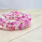 Wire Crochet Bracelet, Pin..